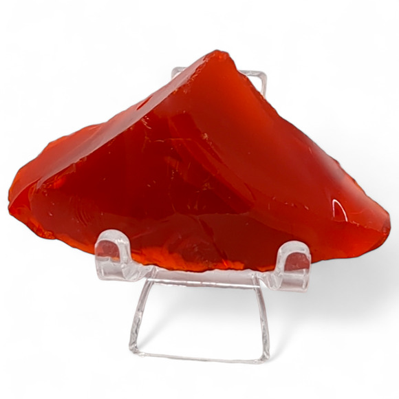 Amberina and Ruby Swirl Slag Art Glass Cullet #4S47 - Picture 4 of 6